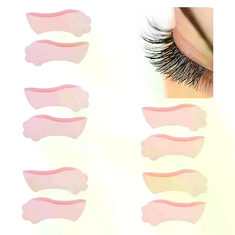 1pair 3d Silicone Eyelash Lower Eyelash Perming Pad Lashes Rods Lifting Curler Grafting Tool Eyelash Applicator