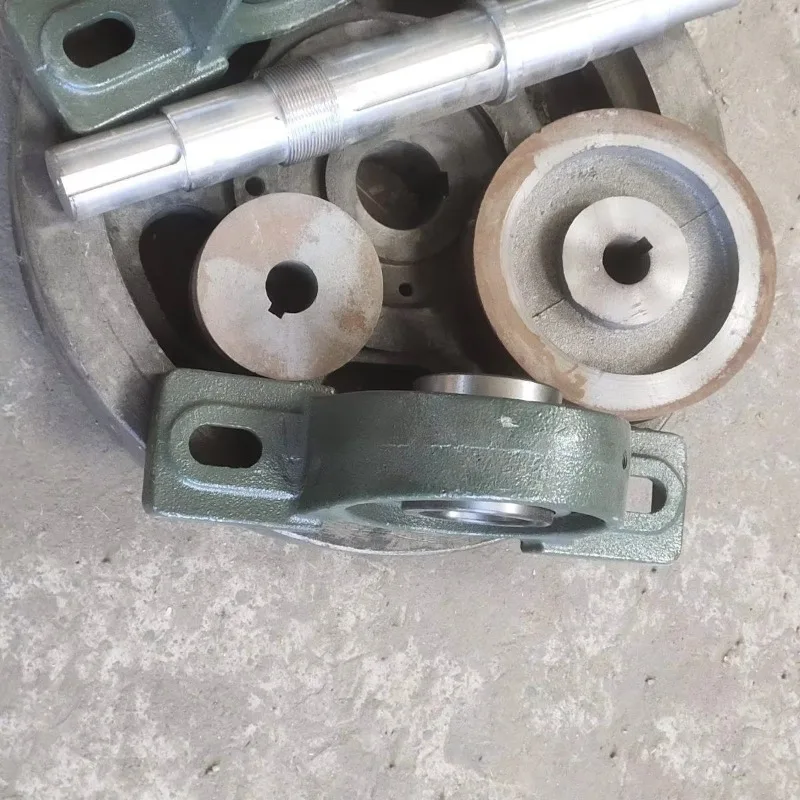 Steel cast V-belt drive flywheel, generator perpetual motion machine weight wheel, free energy pulley
