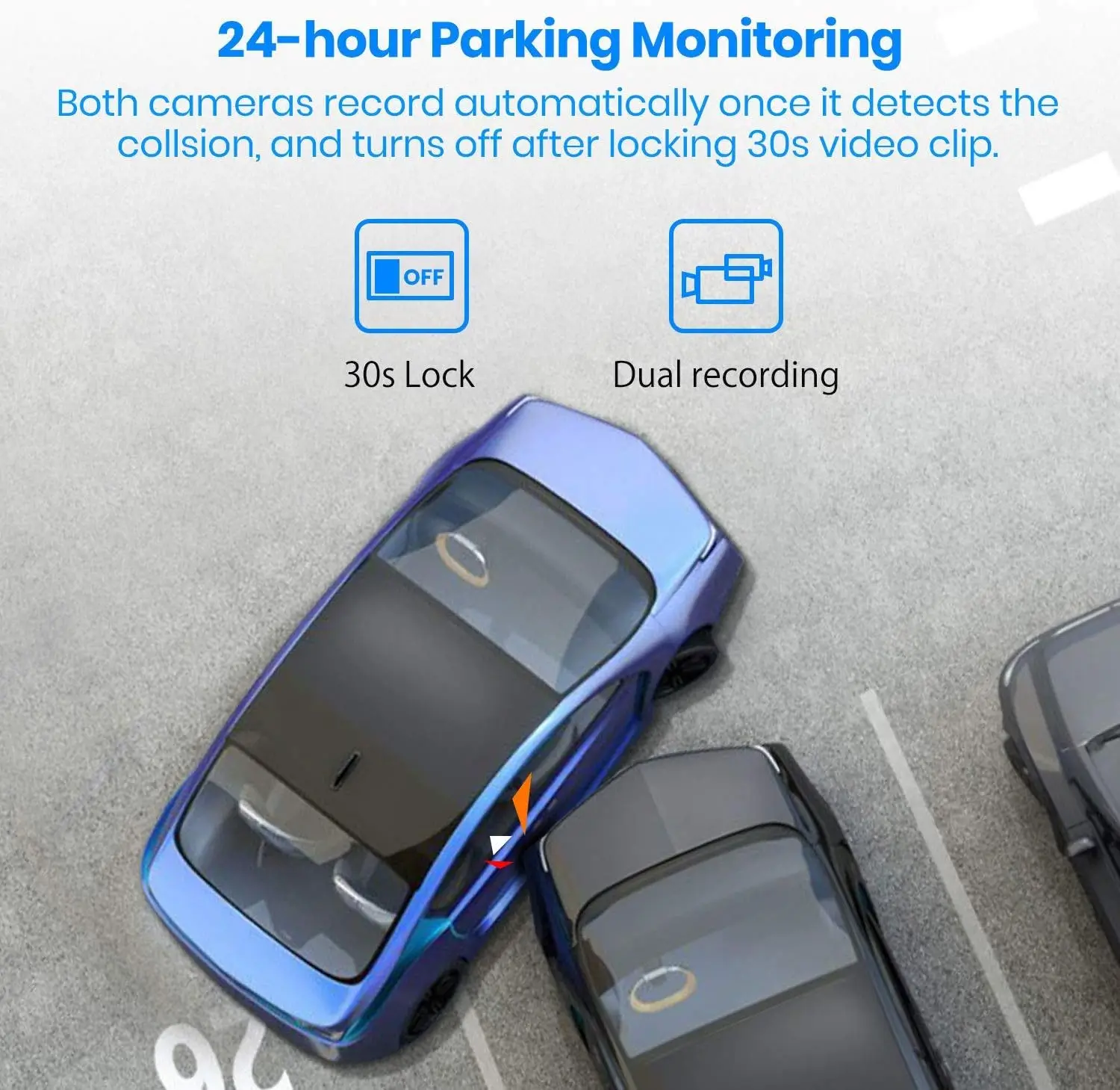 กล้องติดรถยนต์ AUTO-VOX V5PRO 1080P 9.35 นิ้ว แบบ OEM ติดกระจกมองหลัง พร้อมหน้าจอสัมผัสบางเฉียบแบบ Full Laminated กล้องบันทึกหน้ารถและหลังรถ