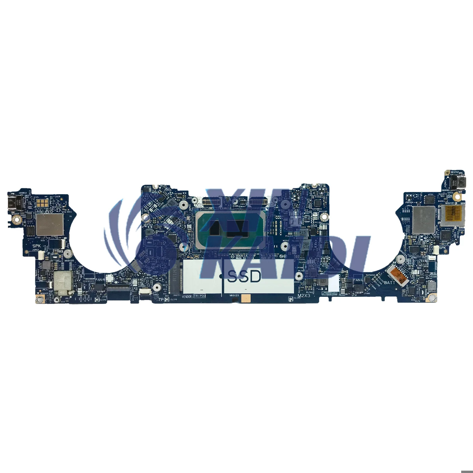 Laptop Motherboard For Dell XPS 13 9310 LA-J143P XTD5W CN-0XTD5W Notebook Mainboard with CPU I5 I7-11th Gen 8G 16G 32G RAM