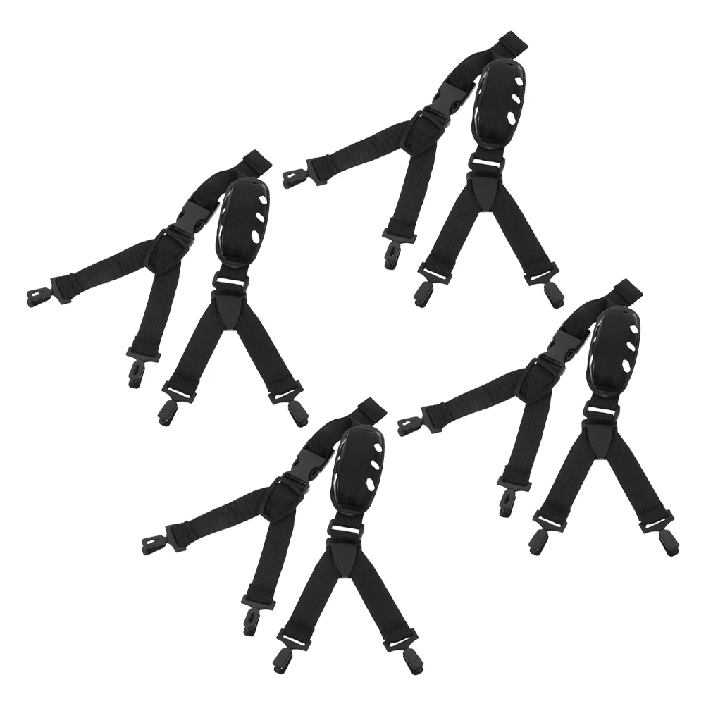 

4Pcs Safety Hat Chin Strap Universal Hard Hat Strap Replacement Anti-Slip Adjustable Durable Headwear for Construction Work