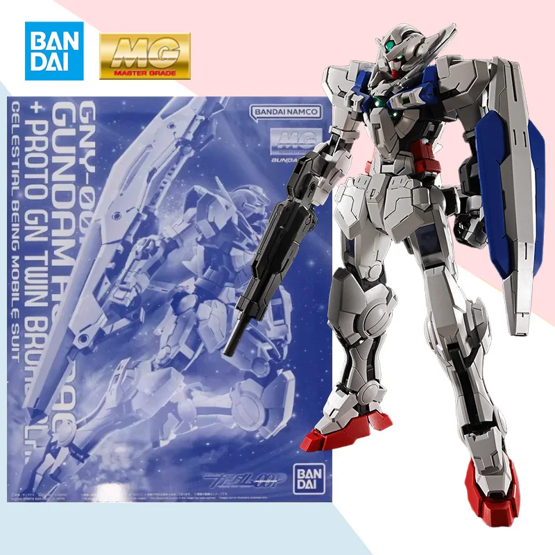 

Bandai original MG 1/100 GNY-001 GUNDAM ASTRAEA＋Proto GN Twin Broad Blade anime action figure assembly model toy ornaments gift