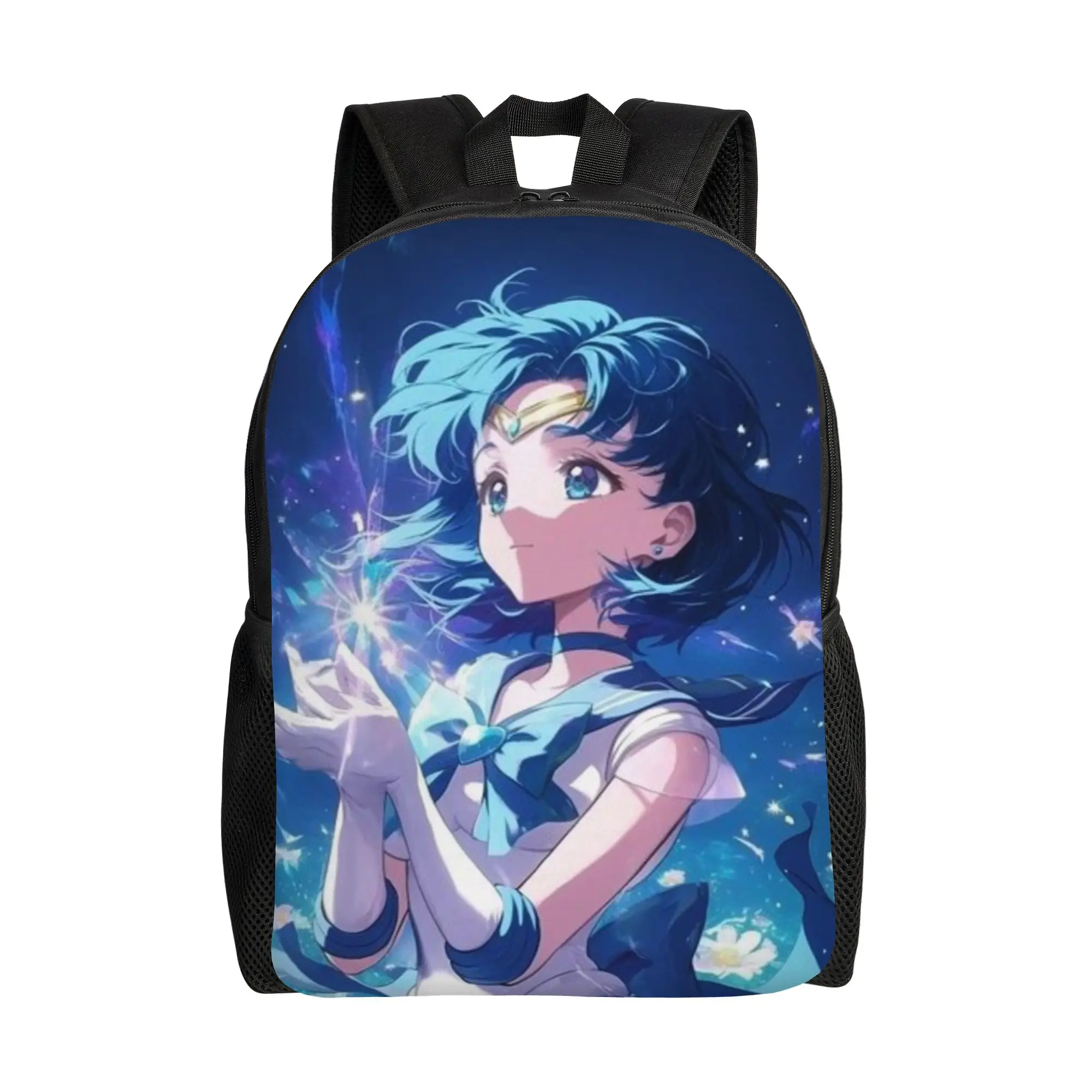 Sailor Moon College Bag Back to school season Ami Mizuno (2)  Super Quality Backpack