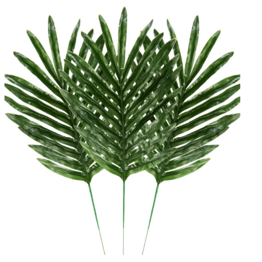 

48Pcs Monstera Leaves Artificial Lifelike Greenery Decoration for Hawaii Party Wall Decor Living Room Kitchen Ambience