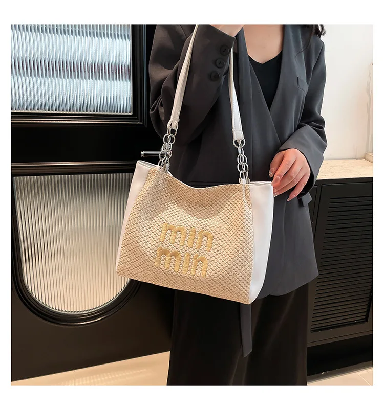 

2025 Spring New Women's Square Shoulder Bag, Luxury Minimalist Top Handle Purse for Office Commute & Daily Use