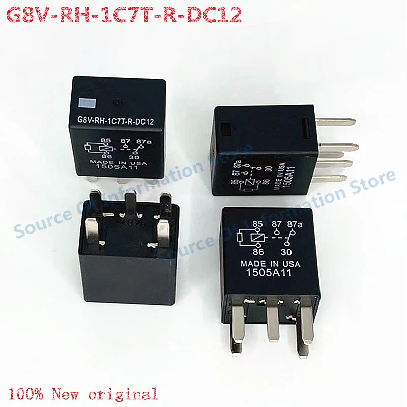 

5pieces, G8V-RH-1C7T-R-DC12 Automotive Relay, 12V, 5Pin 100% New