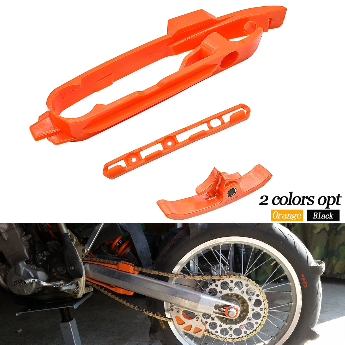 

Motorcycle Accessories Chain Slider Sliding Swingarm Guide For KTM SX SXF XC XCF 125 150 250 300 350 450 690 ENDURO SMC GASGAS