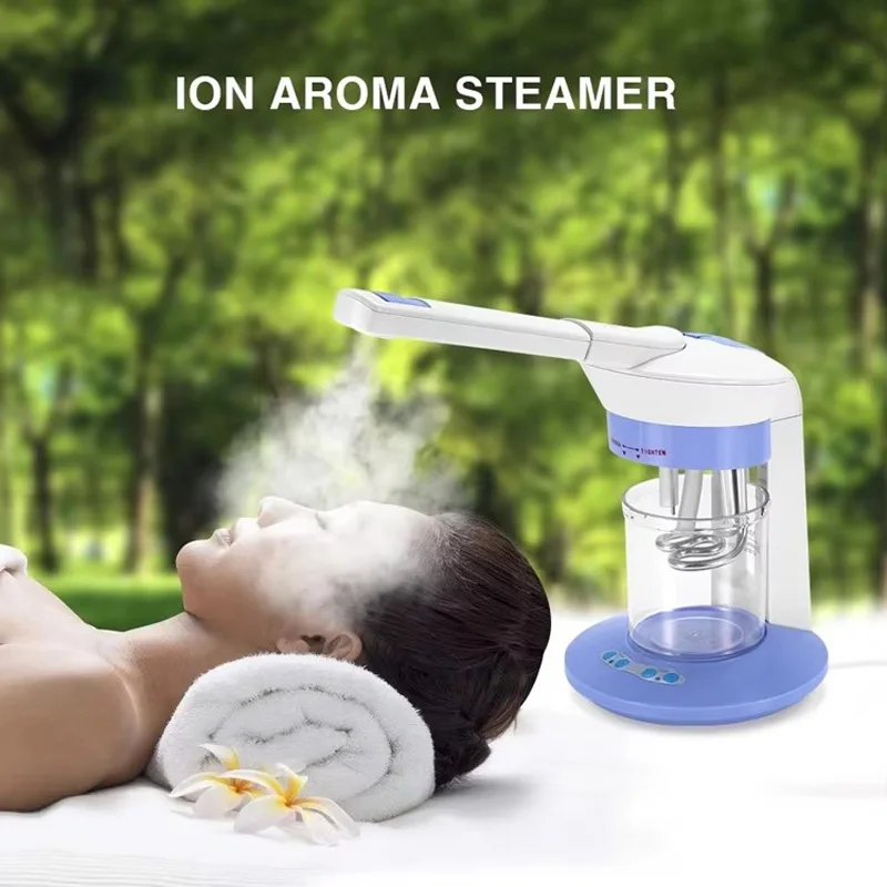 Hot Ozone Facial Steamer Warm Mist Humidifier Pore Deep Cleaning Spray Vaporizer Salon Home Nano Face Steaming Skin Care Tool