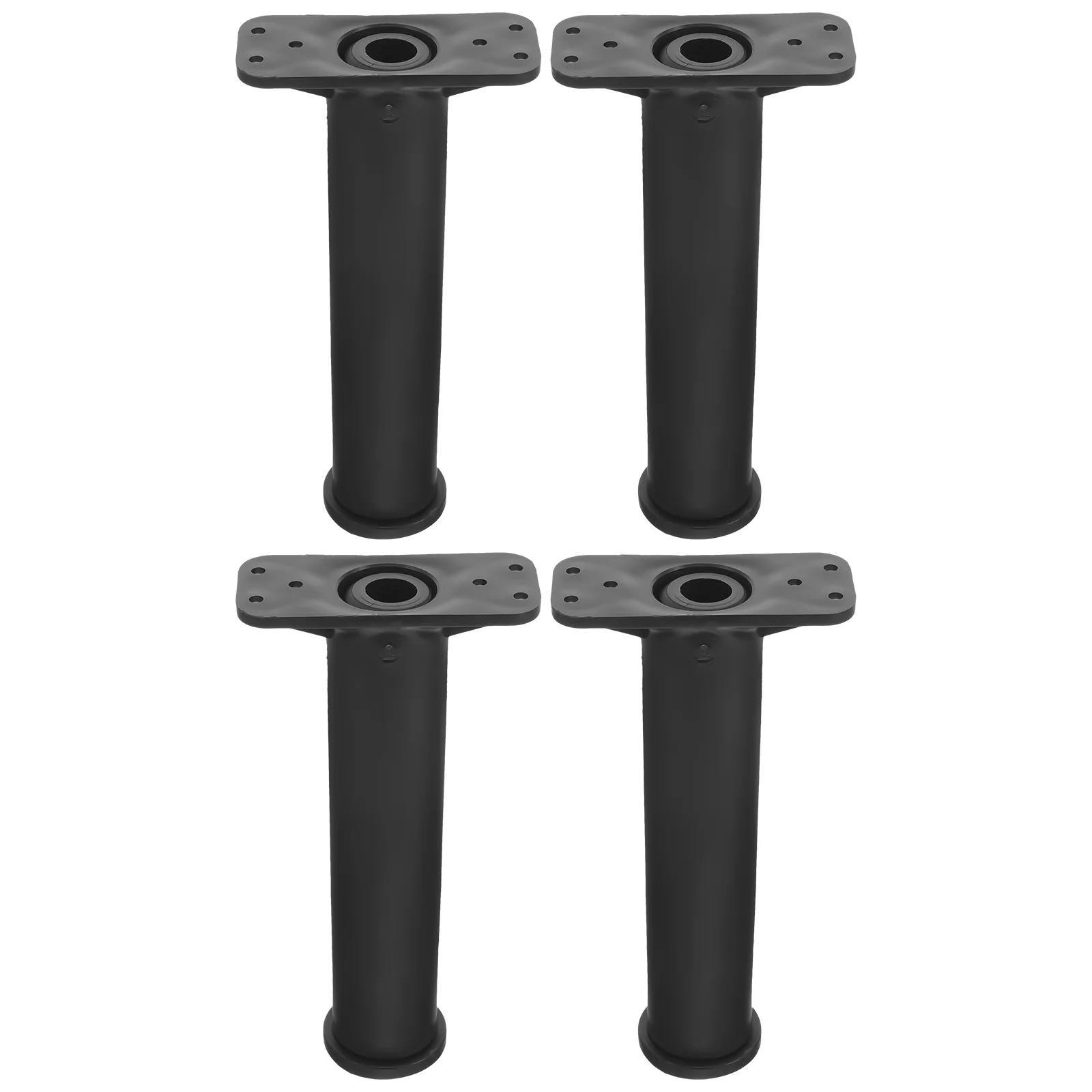 4 Pcs Bed Support Frame Adjustable Legs Riser Plastic Steel Replacement Heavy Duty