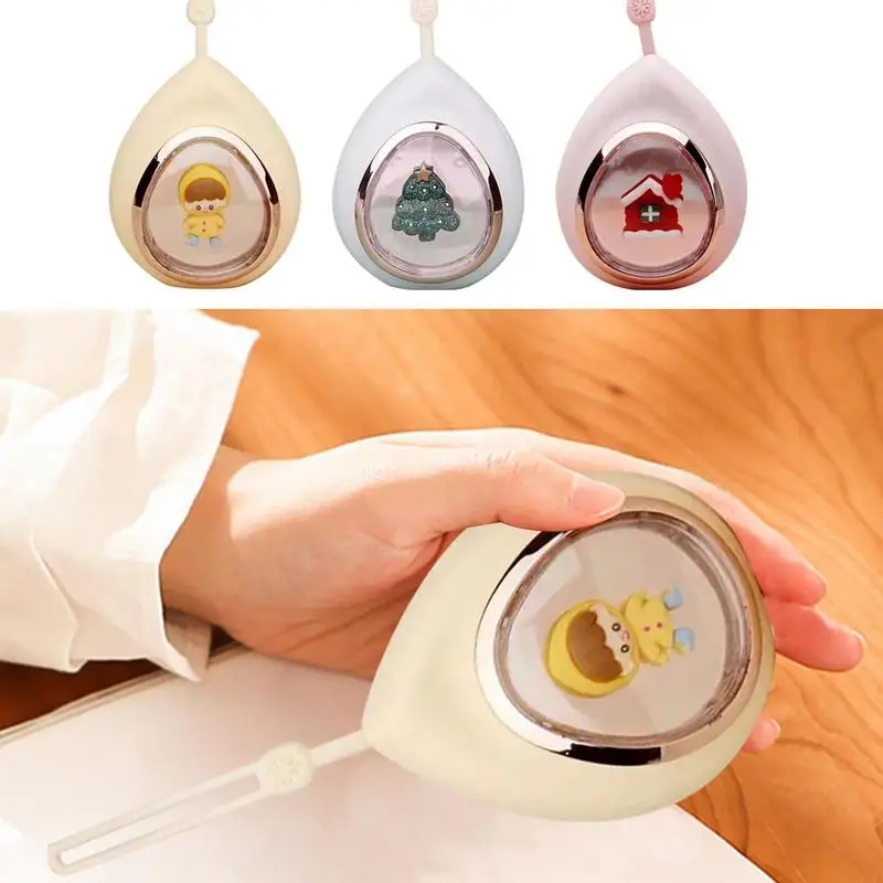 Mini Cartoon Warm Hand Treasure USB rechargeable Winter hand warming artifact Droplet design great gift for girlfriends