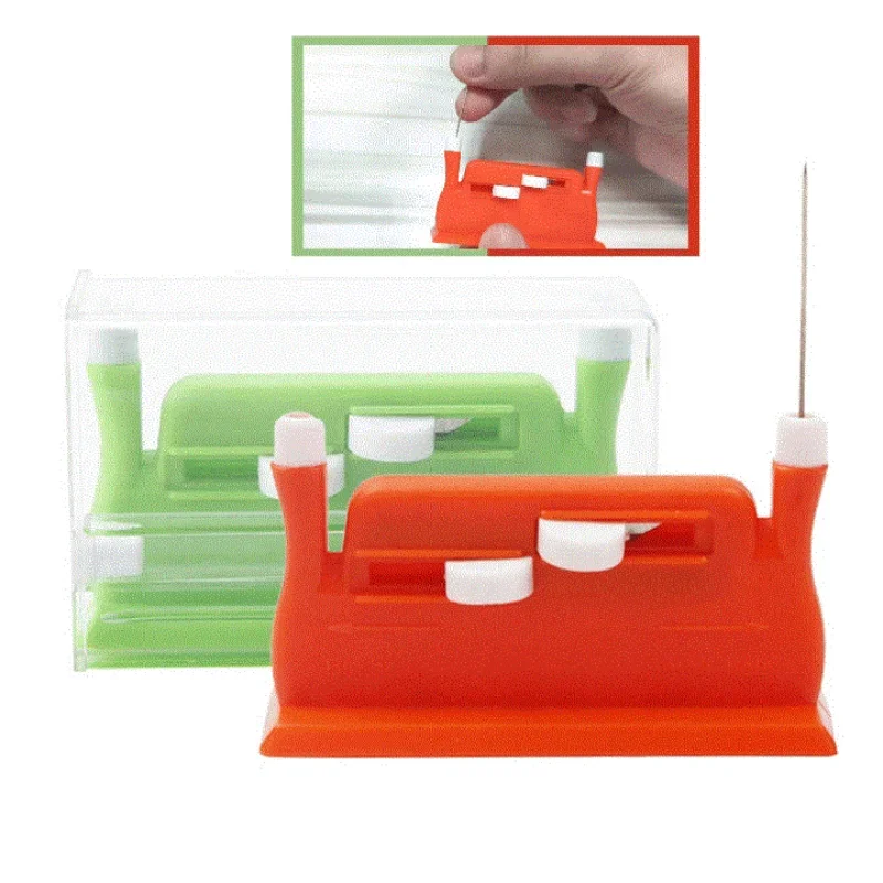 1PC Easy Automatic Needle Threader Wire Stitch Insert Craft Helpful Elderly Guide Needlework Sewing Tool Sewing Accessories