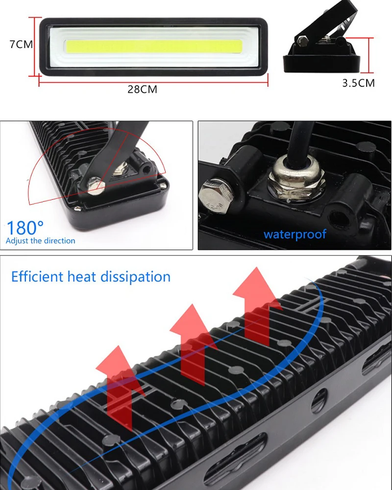 Imagem -05 - Luz de Inundação ao ar Livre Projetor Impermeável Refletor Spotlight Habitação de Construção Exterior Lâmpada de Portão de Garagem 220v 50w