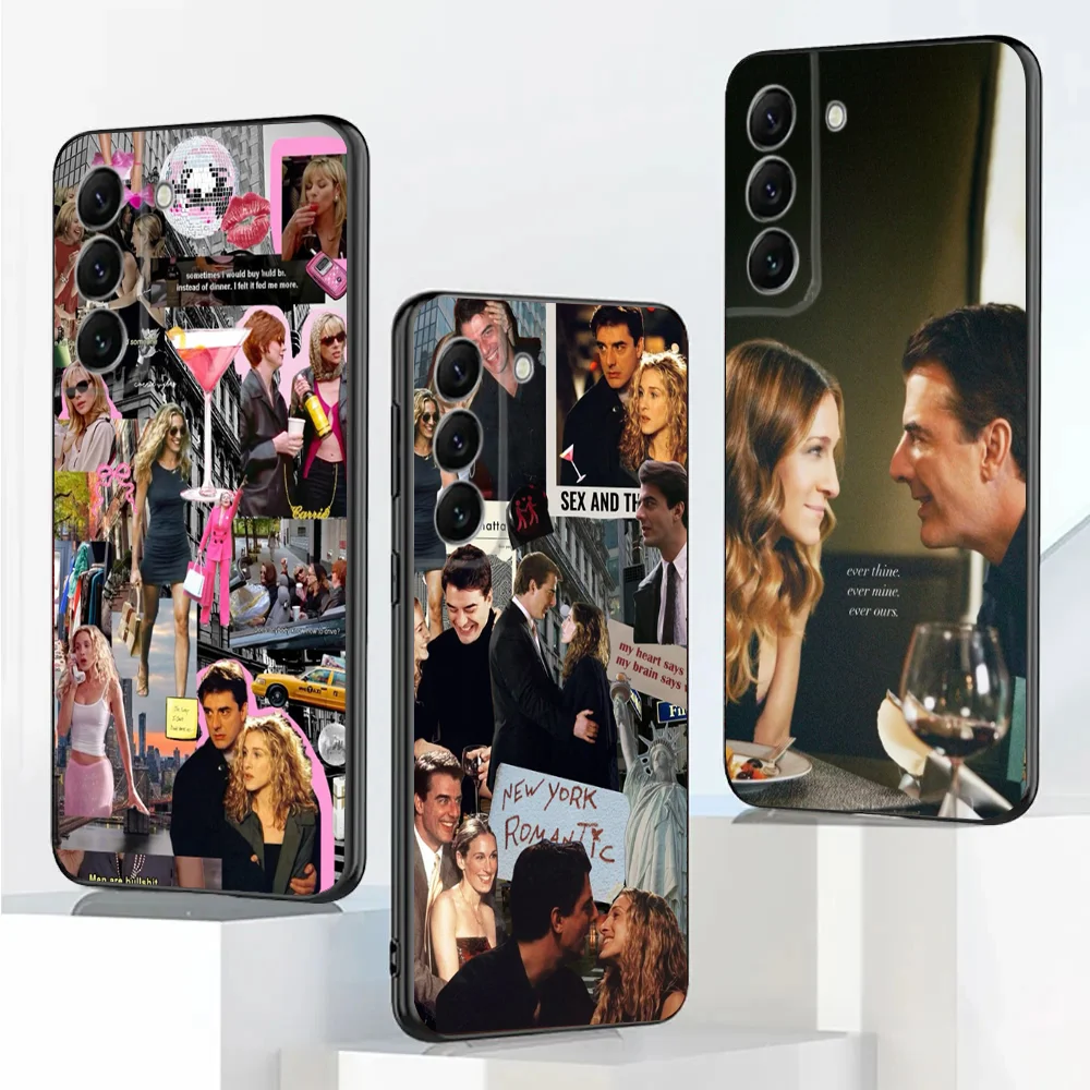 S-Sex and the C-City Phone Case For Samsung Galaxy A20,A21s,A22,A31,A32,A52,A53,A72,73,A80,A91 Soft Black Cover