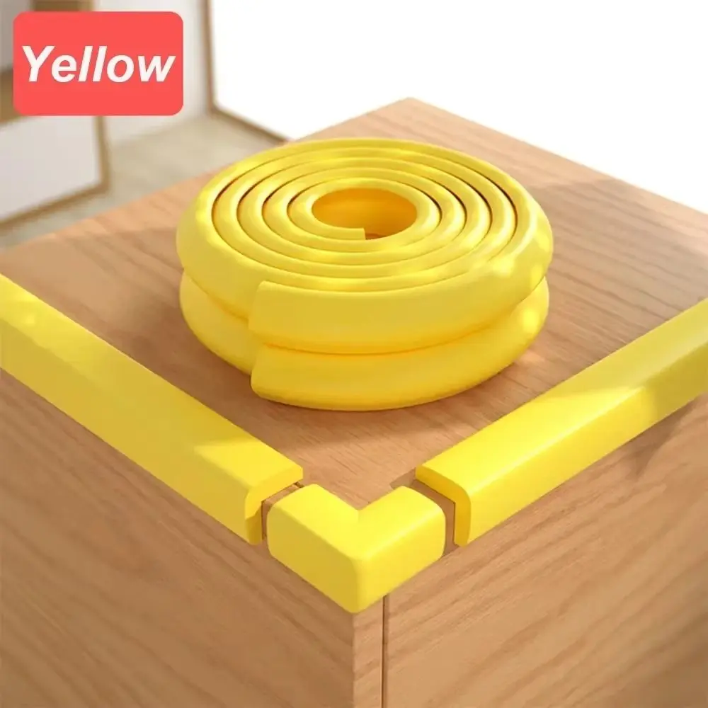 Easy To Clean NBR Table Protector Baby Safety Protective Cover Desk Cover L Shape Anti-collision Foam Protective Tape Home