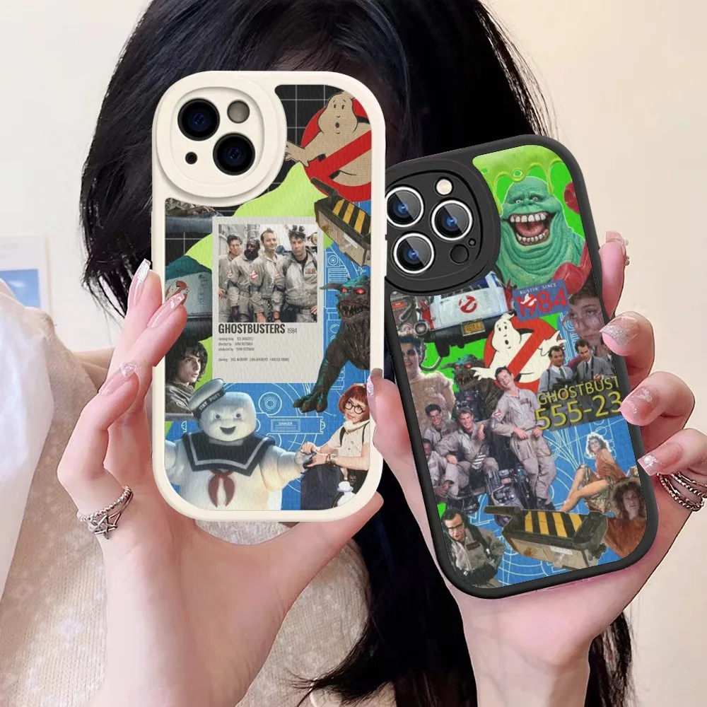 Movie-G-Ghostbusters Phone Case Hard Leather For iPhone 14 13 12 Mini 11 14 Pro Max Xs X Xr 7 8 Plus Fundas