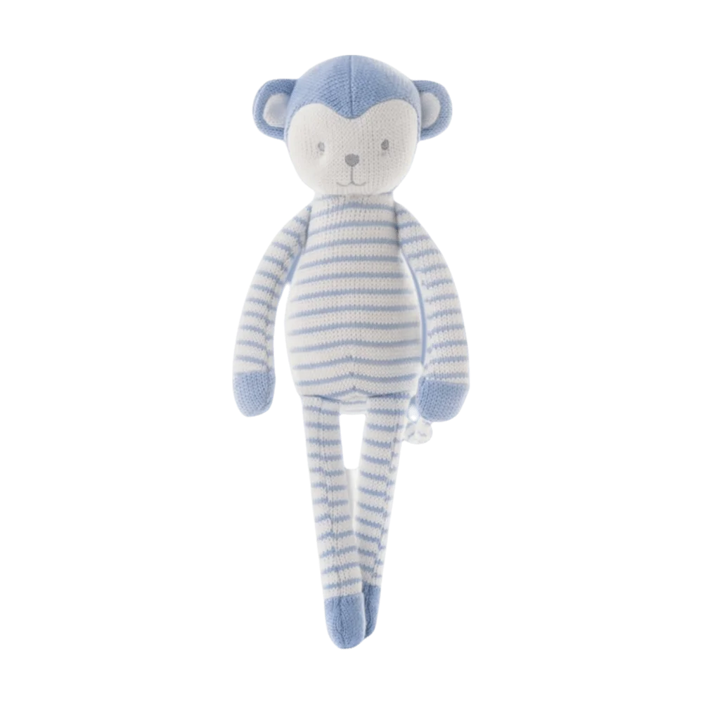 

Long Leg Knitted Monkey Stuffed Toy Handmade Crochet Cartoon Design Plush Monkey Toy Soft Plush High Quality