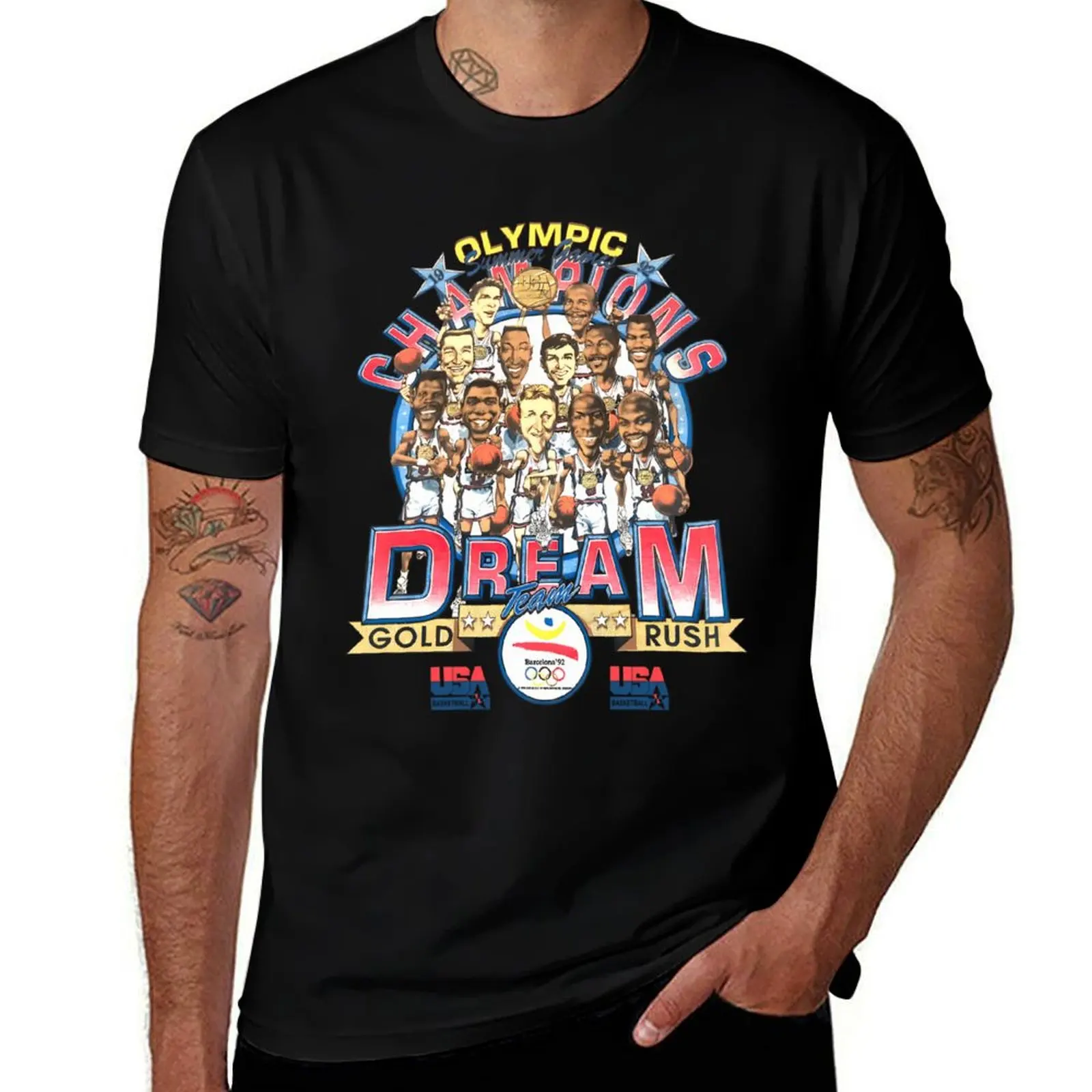 

Vintage Dream Team 1992 T-Shirt plus size clothes for a boy Men's t shirts