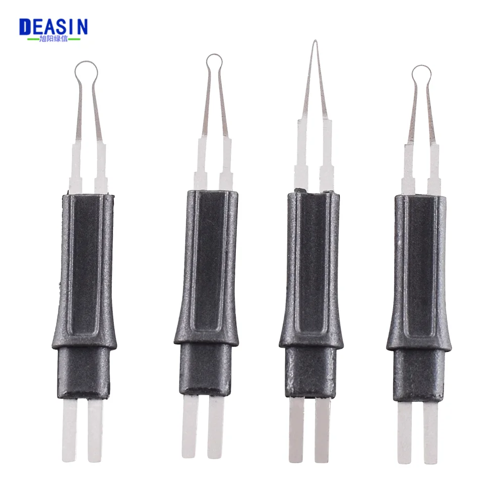 4pcs/pack Dental Heated Gutta Cutter Tips for Gutta Percha Point Heating Cutter Tooth Gum Tools