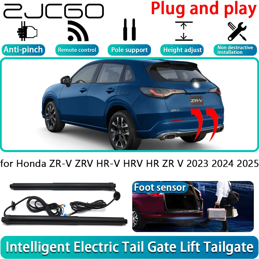 

ZJCGO for Honda ZR-V ZRV HR-V HRV HR ZR V 2023 2024 2025 Car Electric Powered Tailgate Power Liftgate Automatic Tailgate System