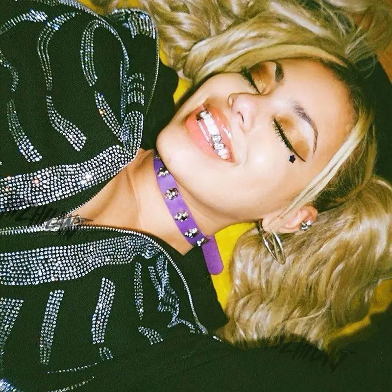 Sequins Rhinestone Skeleton Women Long Sleeve Hooded Zipper Cardigan Sweatshirt Fall Winter Halloween Party Punk Loose Clothing