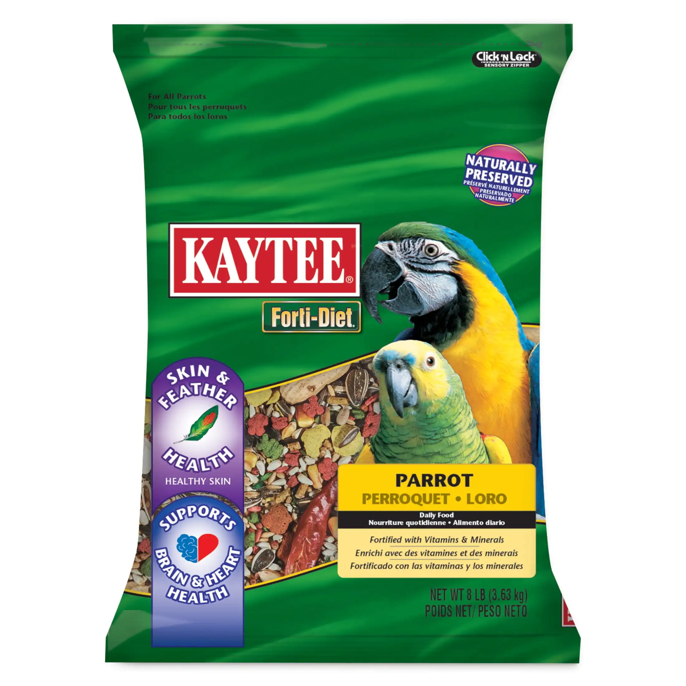 

Forti-Diet Parrot Food, Feather Health, 8 lb