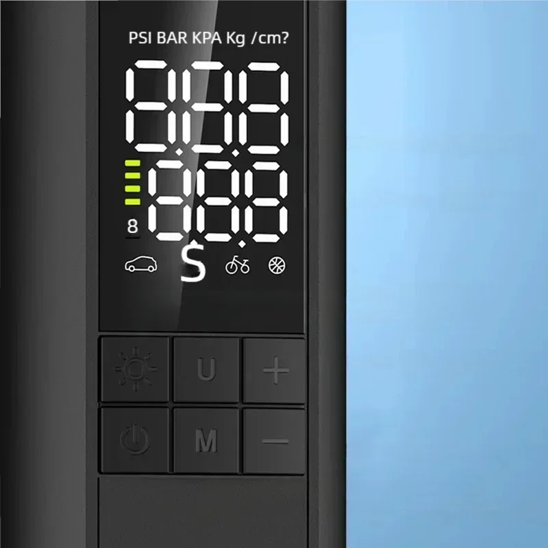 Portable Intelligent Car Inflator High-precision Air Pressure Sensor Real-time Tire Air Pressure Detection Safe Air Replacement