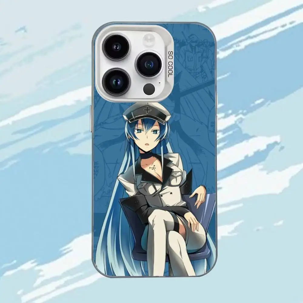 Coque de téléphone Anime a-akame ga Kill-l, étui antichoc mat blanc bonbon pour iPhone 17,16,15,14,13,12,11,Mini,Pro,E,MAX