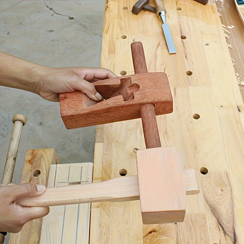 Holzhammer, ergonomischer Griff, Mehrzweck-Holzhammer für Holzbearbeitung, Lederhandwerk, Eiszerkleinerung, robust und langlebig – Detail 5