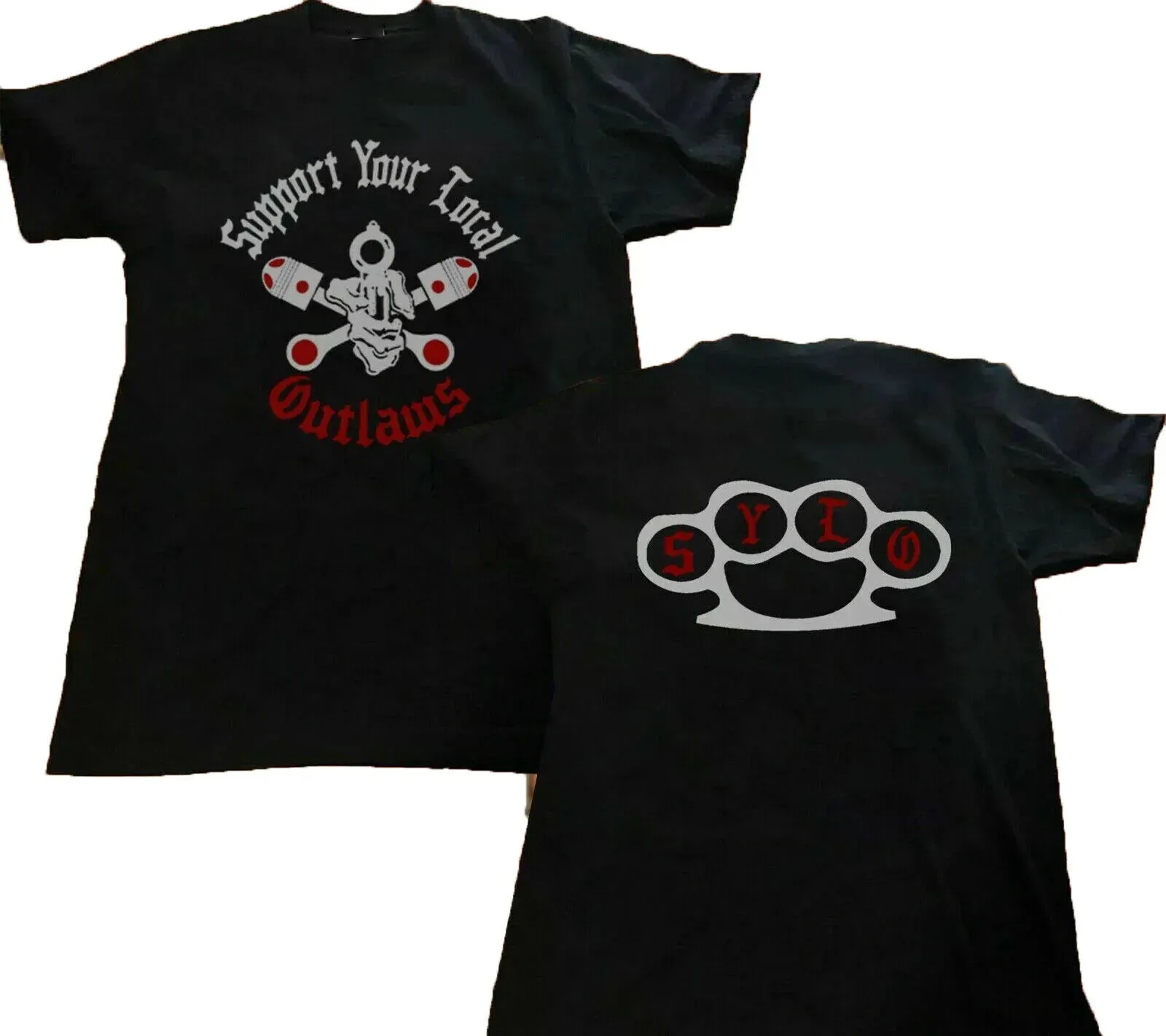 Mc Outlaws Support Your Local Outlaws T-Shirt