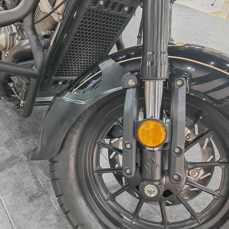Suitable for Benda Jinjila 450 motorcycle BD400-15 extended front mud retaining plate and front mud tile shield modification par