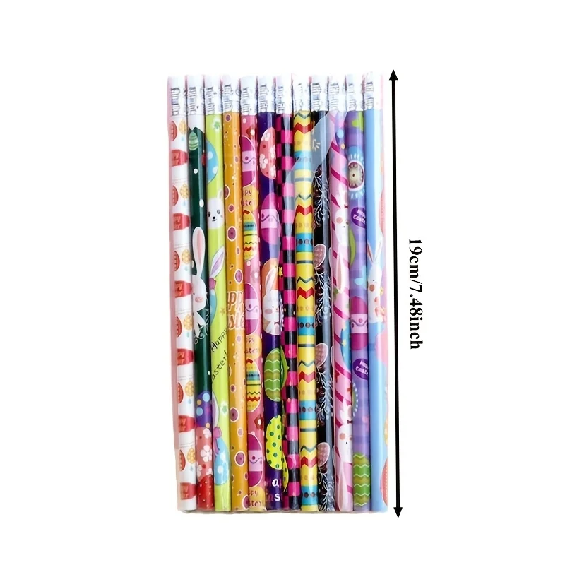 48-Piece Pencil Set with Random Styles, Each Set Contains 12 Hb Pencils, Essential Study and Office Stationery, Practical Pencils, Great Gift for the Back-To-School Season