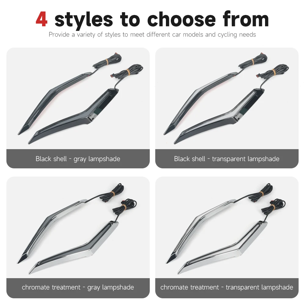 جديد دراجة نارية سترايك الزجاج الأمامي مصباح الكسوة بدوره إشارة الفرامل مصباح ليد ل الذهب الجناح GL 1800 GL1800 جولة DCT وسادة هوائية 2018-2023