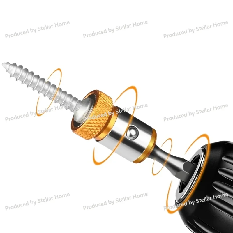 

С магнитным кольцом, сильная электрическая отвертка, противоскользящее магнитное кольцо, крест, сильная магнитная пакетная головка, универсальный инструмент