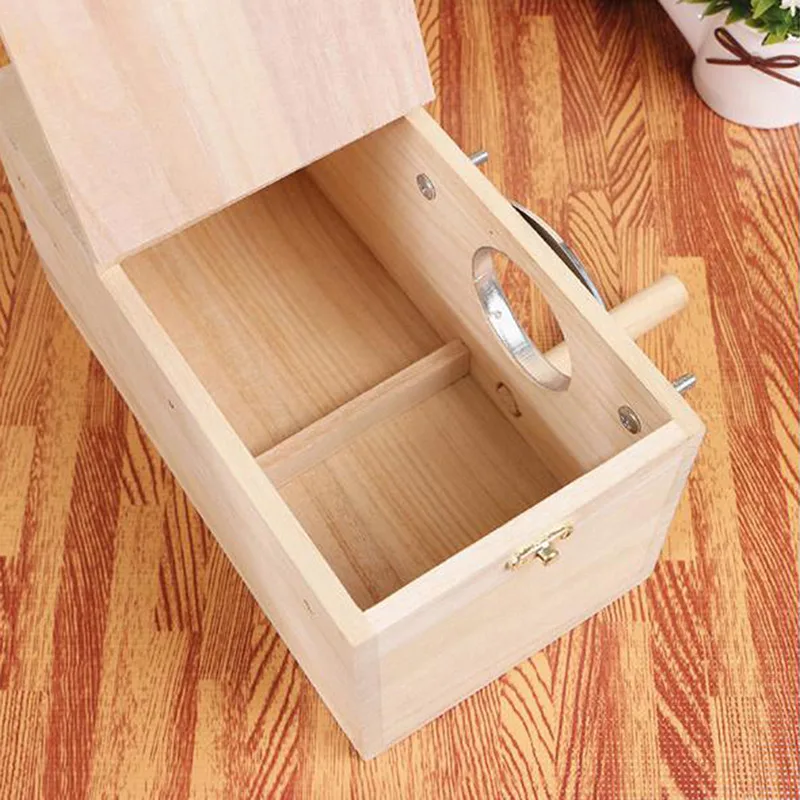 High Quality Wooden Bird Cage Nesting Box Breeding Hatching Nest for Parakeet Budgies Cocktail Finch Lovebird Parrot Birdhouse view 3