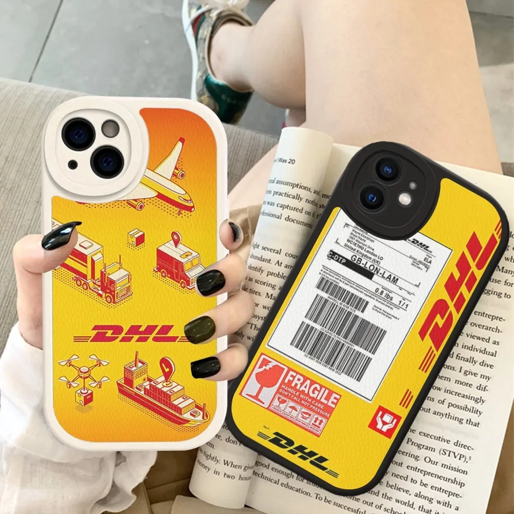 DHL Hot Express 50th Anniversary Phone Case Hard Leather For iPhone 14 13 12 Mini 11 14 Pro Max Xs X Xr 7 8 Plus Fundas