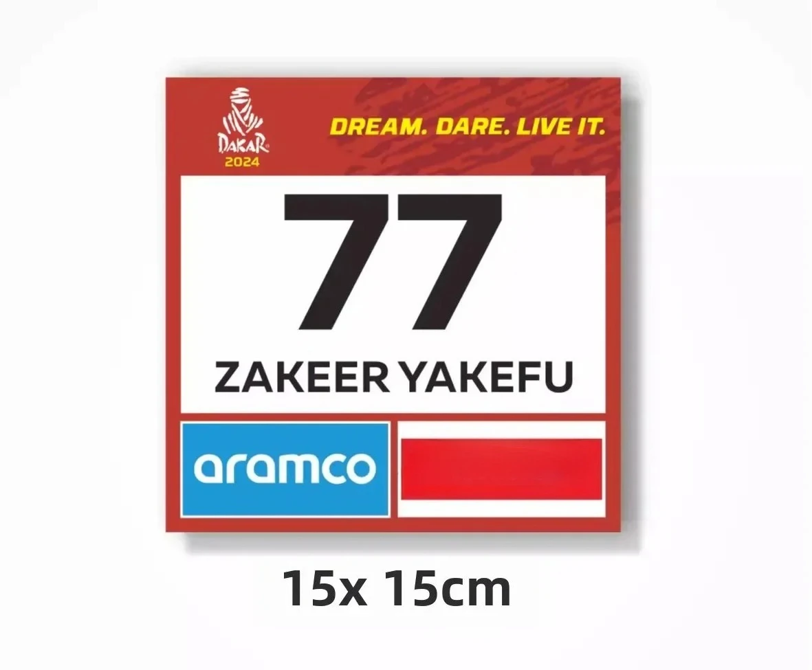 2024 Desert DAKAR Gioco di rally Adesivo per auto Auto Body Paraurti Finestre Moto Laptop Parete Pellicola in vinile Decalcomania Accessori per tuning auto