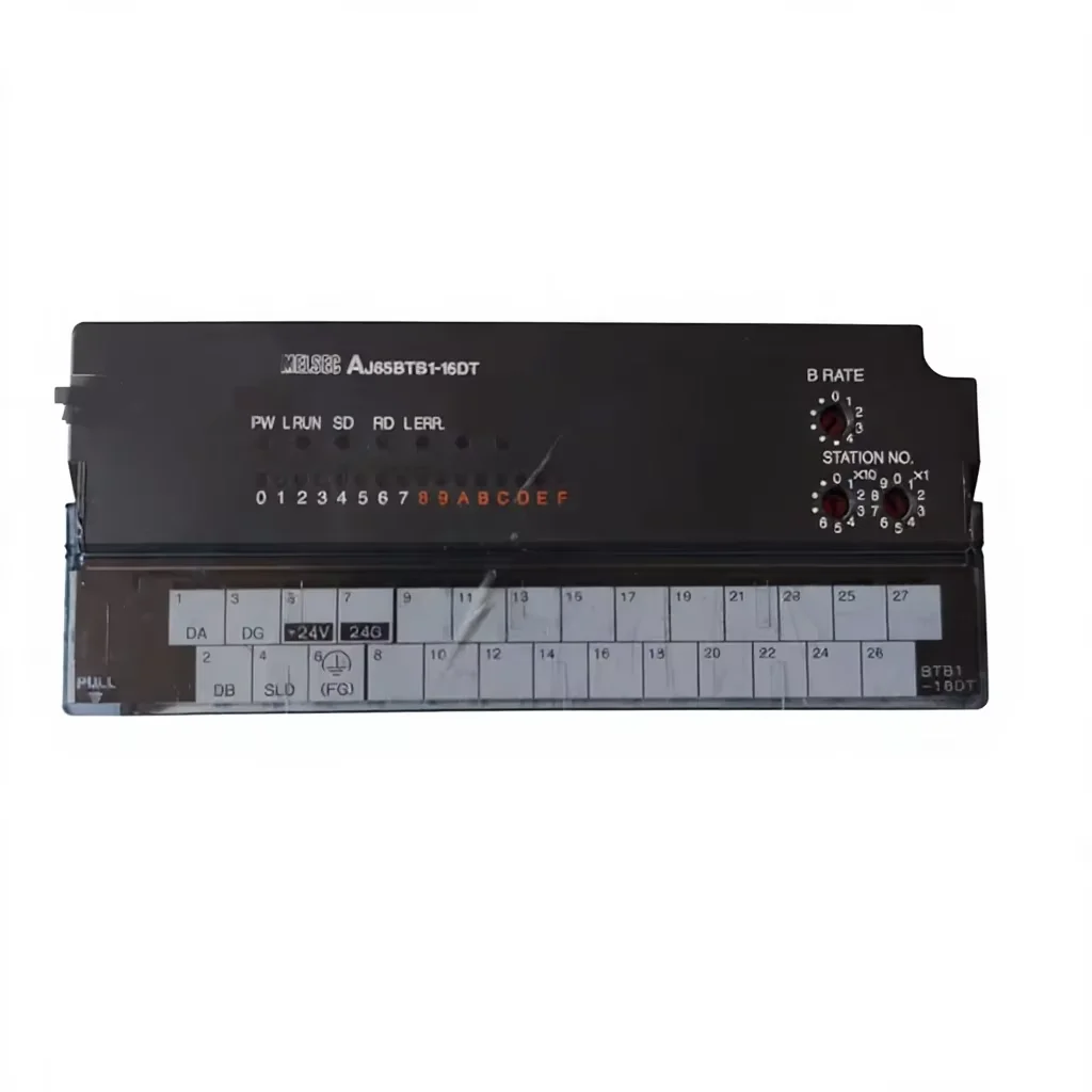 AJ65BTB1-16DT CC-Link Remote I/O Unit 8 Input 8 Transistor Output 24VDC Digital Module