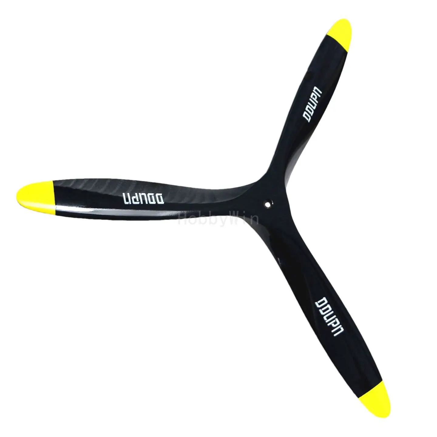 Hélice à bois à 3 pales 20 pouces 20x6 20x8 20x10 20x12, extracteur de puissance de moteur noir pour avion RC Warbird Sporter Trainer