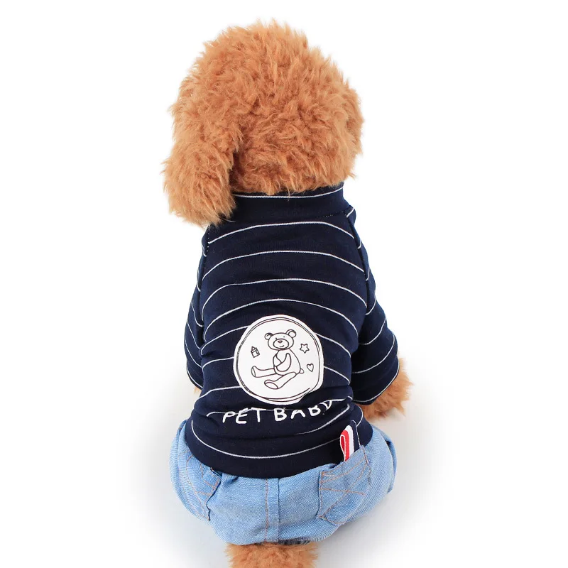 Denim Pet Dog Clothes For Dog Coat Jacket Winter Dogs Pets Clothing For Dogs Hoodies Pet Jumpsuits Chihuahua Yorkshire Clothes