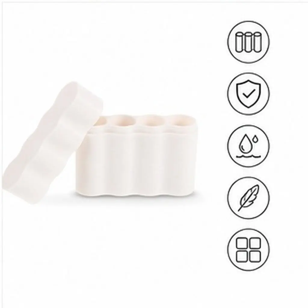 White 4-Slot Battery Storage Box for Rvs Trailers Camping Portable Lightweight Heavy-Duty Outdoor Electrical Organizer Case