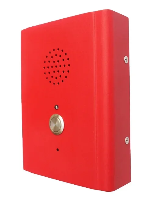 J&R Red Wall mounting sip speed dial handsfree telephone sos outdoor telephone ip65 emergency phones