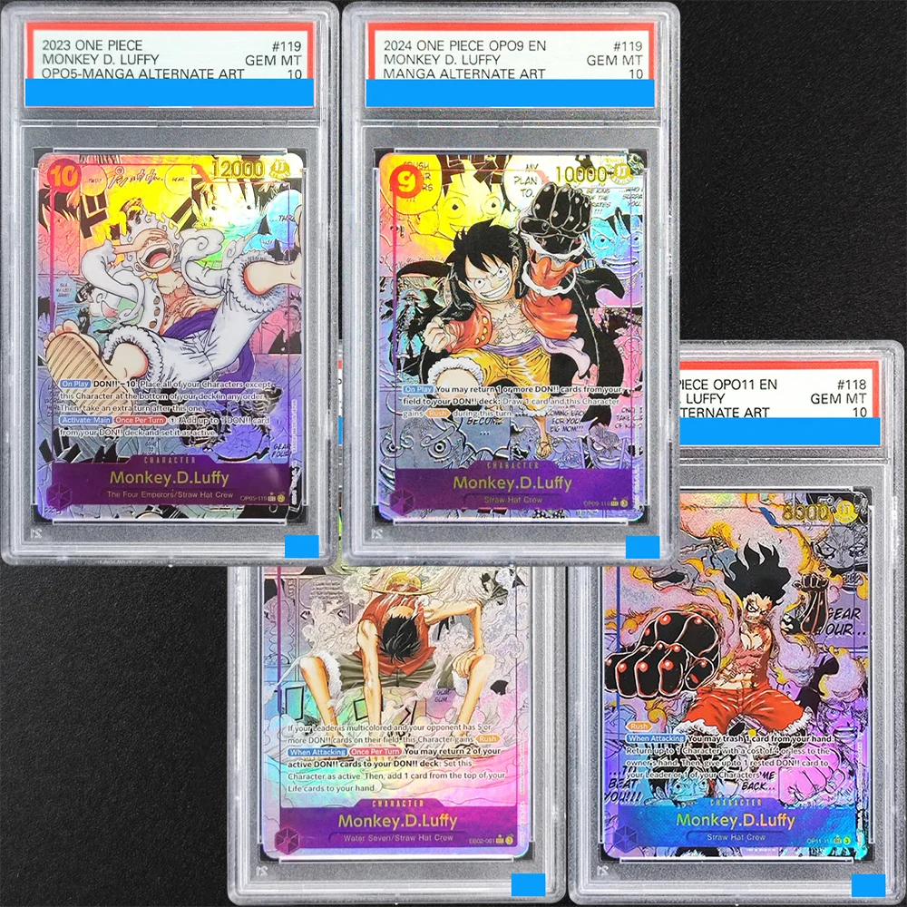 

DIY OTCG Rating Card Luffy EB02-061 OP11-118 OP05-119 OP09-119 Manga Alternate Art One Piece 10Points Game Card Toy Gift