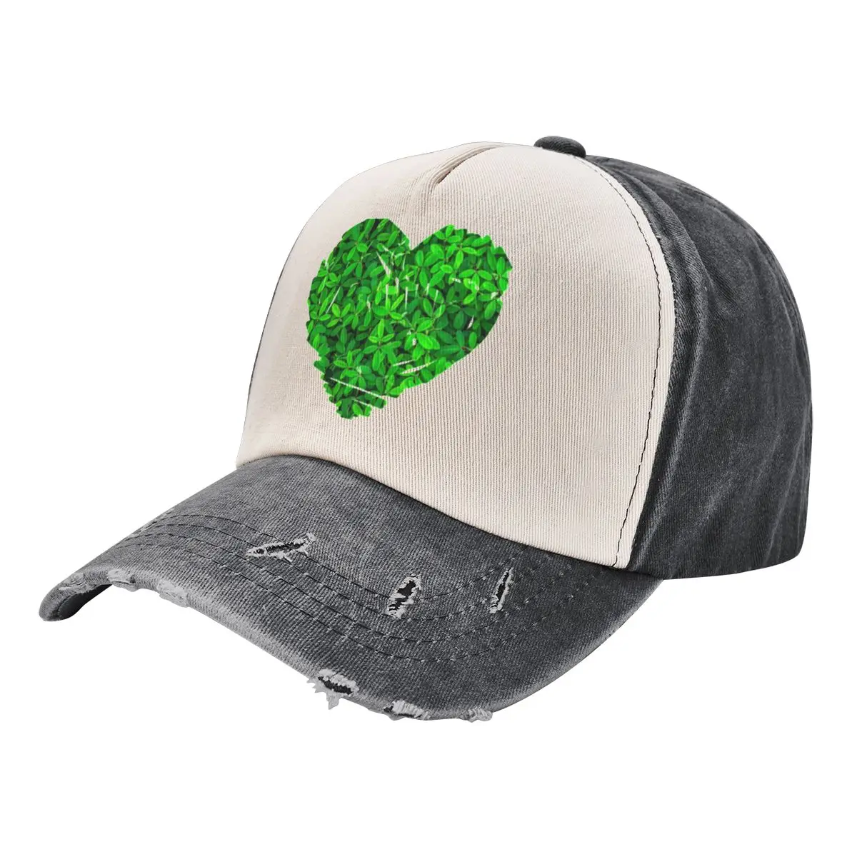 

green heart bio save planet Baseball Cap tea Hat Horse Hat western Hat Uv Protection Solar Women's Beach Men's