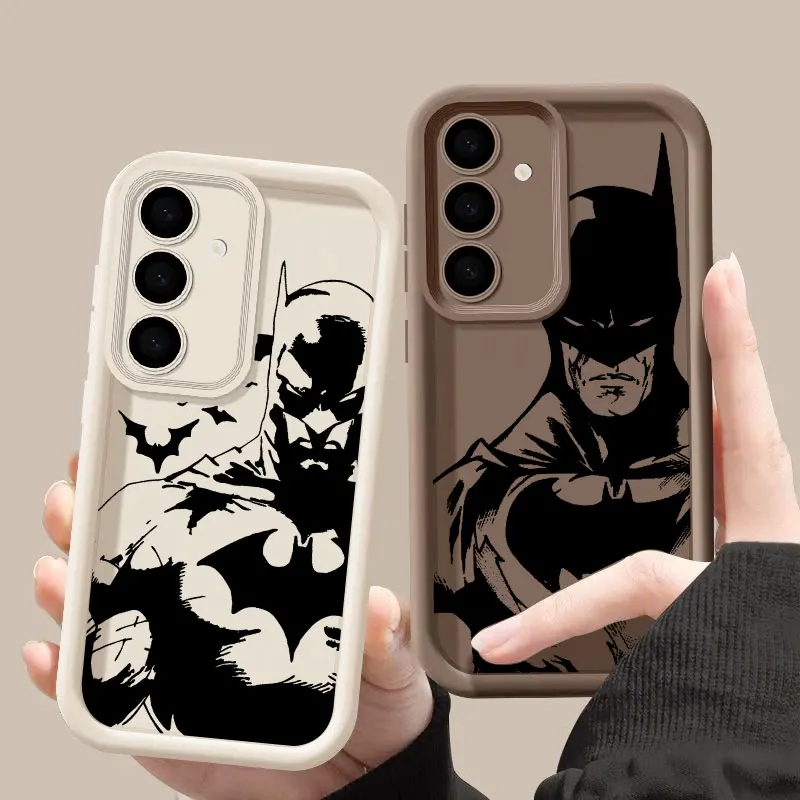 Funda Protectora Suave para Cámara The B-Batmans Art S26 Ultra para Samsung Galaxy S26 S25 S24 S22 S23 Ultra S21 Plus S20 S25 FE