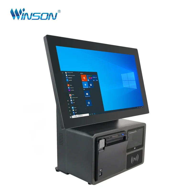 All In One Cash Register Ultra-thin Touch Screen Complete Pos Cash Register With Software