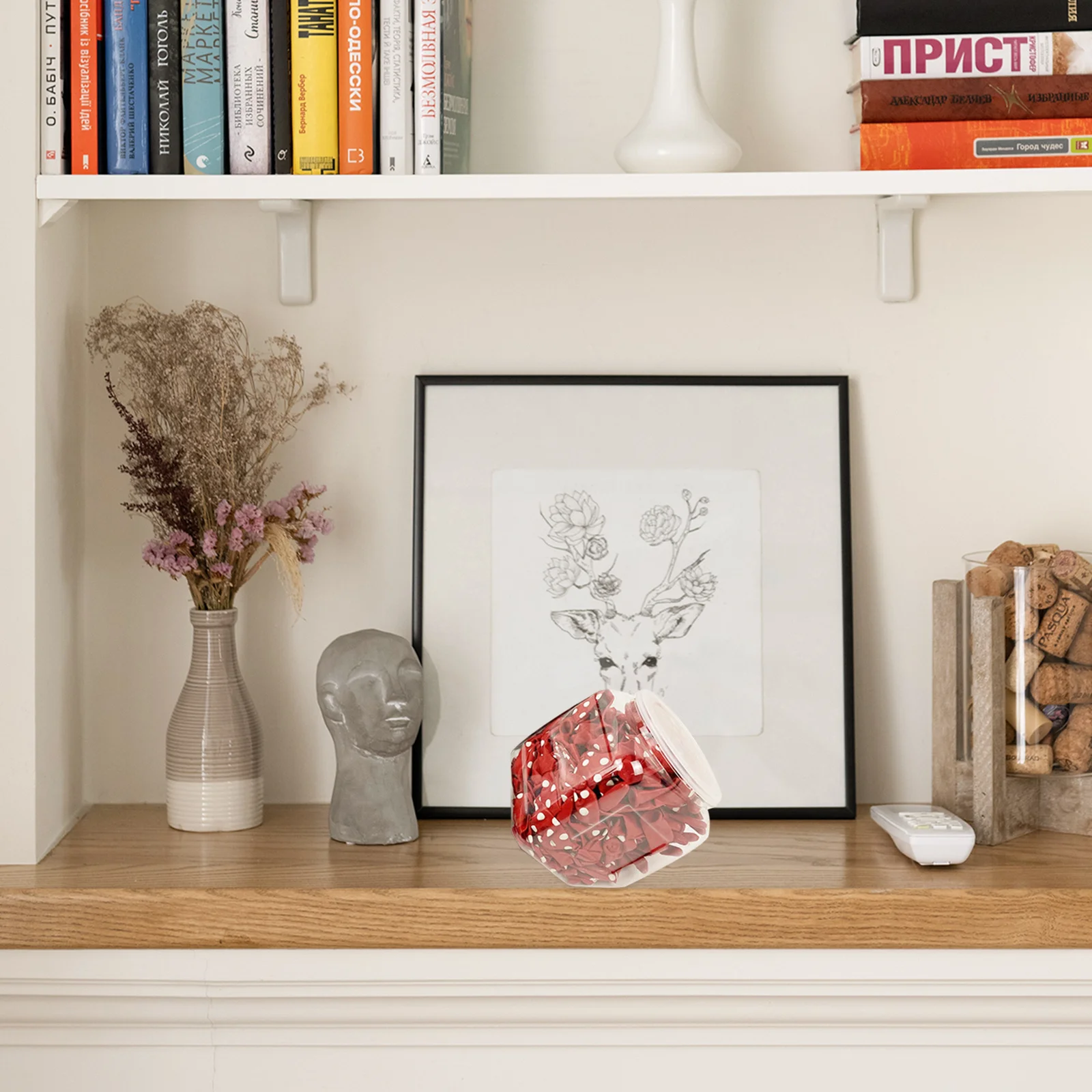 

Transparent Balloon Can Candy Storage Box With Lid Plastic Container For Party Favor Sundries Organizer Lightweight Recyclable