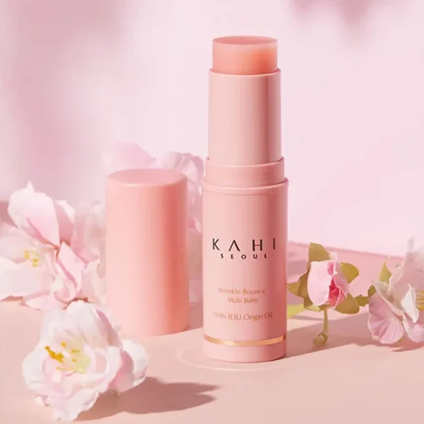 9g Original KAHI Wrinkle Bounce Multi Balm Stick Moisturizing Essence Stick Korean PDRN Collagen JEJU Organic Oil Balm Face Care