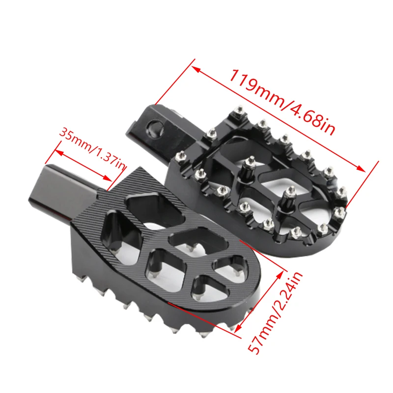 Motorcycle CNC Footpegs  Pit Bike Colorful Footrest Motor modification Universal For HONDA CRF XR 50 70 110 M2R SDG DHZ SSR KAYO