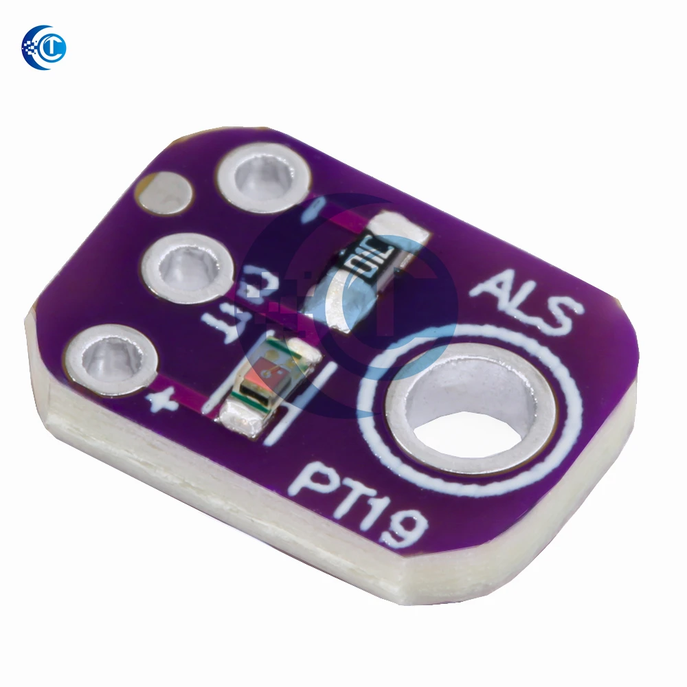 ALS-PT19 ハイダイナミックレンジ光センサーモジュール: Arduino 互換用 2.5V-5.5V アナログ出力ブレークアウトボード