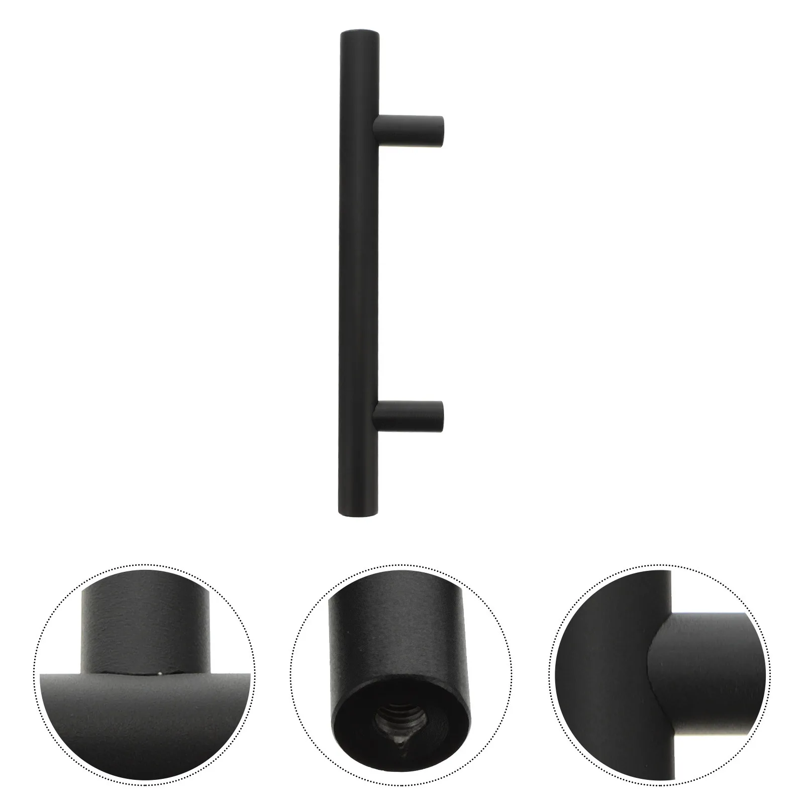 

1pc Black Round Pull Handle Cabinet Drawer Furniture Sliding Door Knob Home Wardrobe Closet Cupboard Hardware Accessory